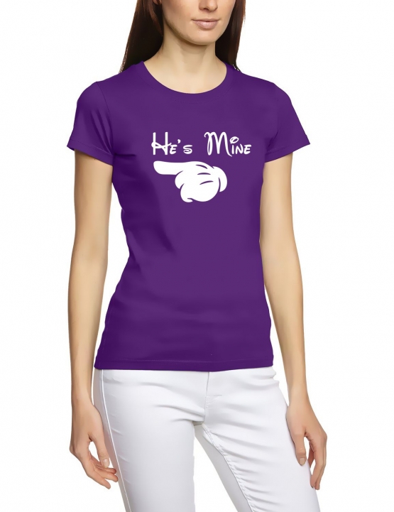 She´s mine & He´s mine - Pärchen T-Shirts  Damen und