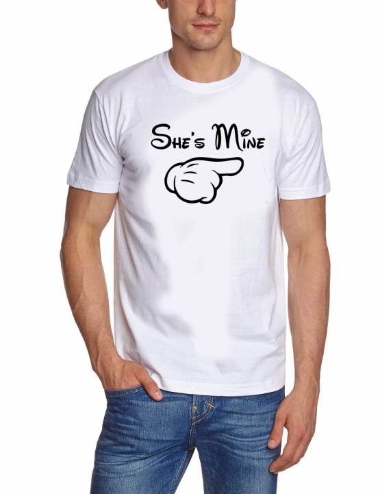 She´s mine & He´s mine - Pärchen T-Shirts  Damen und