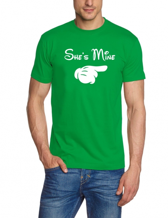 She´s mine & He´s mine - Pärchen T-Shirts  Damen und