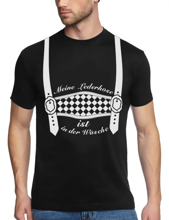 Meine Lederhose ist in der Wäsche ! Oktoberfest Tracht T-Shirt