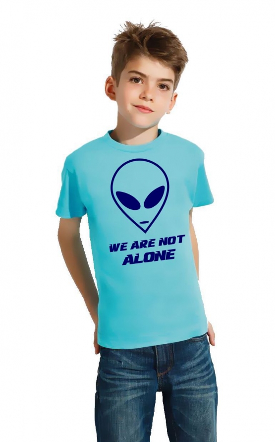 We are not alone ! Alien Kinder T-Shirt Kids Gr.128 - 164 cm