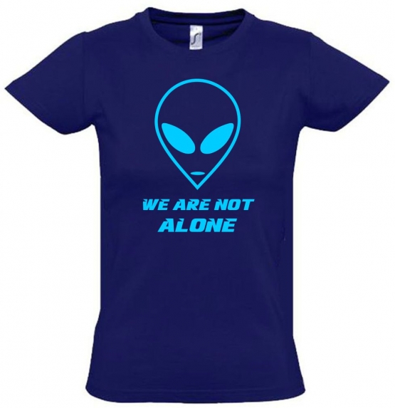 We are not alone ! Alien Kinder T-Shirt Kids Gr.128 - 164 cm