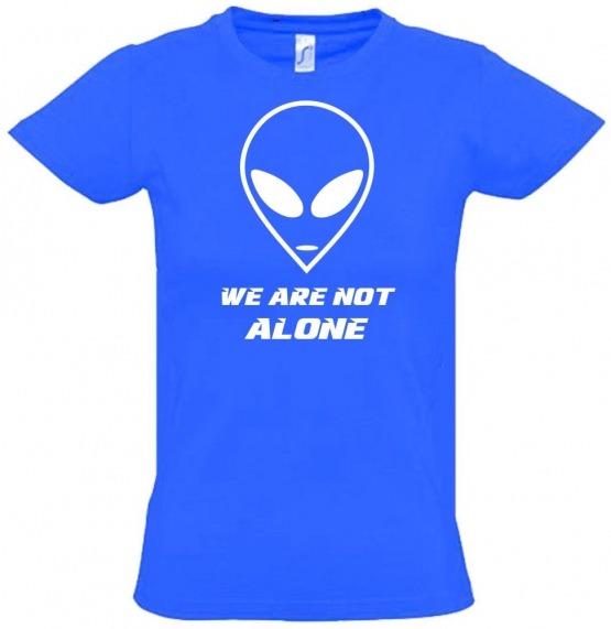 We are not alone ! Alien Kinder T-Shirt Kids Gr.128 - 164 cm