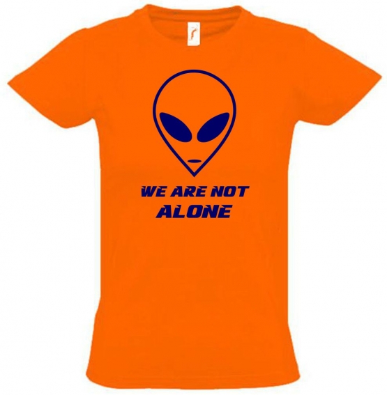 We are not alone ! Alien Kinder T-Shirt Kids Gr.128 - 164 cm