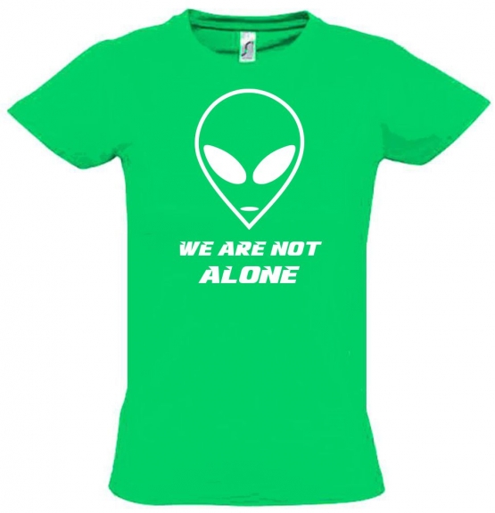 We are not alone ! Alien Kinder T-Shirt Kids Gr.128 - 164 cm