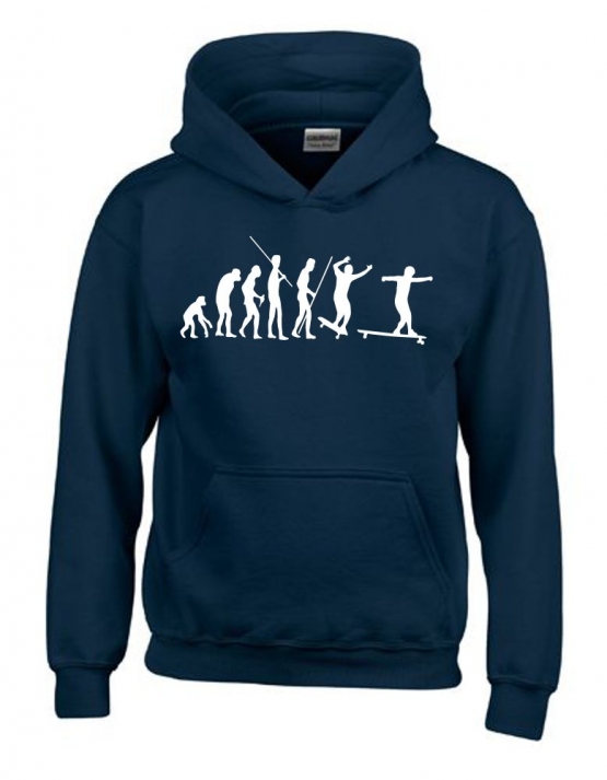 Longboard Evolution Kinder Sweatshirt mit Kapuze HOODIE Kids Gr.