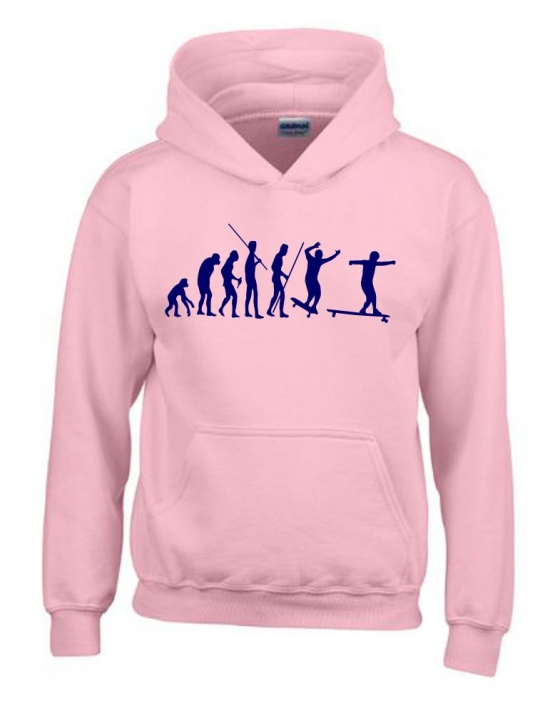 Longboard Evolution Kinder Sweatshirt mit Kapuze HOODIE Kids Gr.