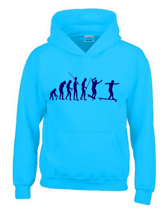 Longboard Evolution Kinder Sweatshirt mit Kapuze HOODIE Kids Gr.