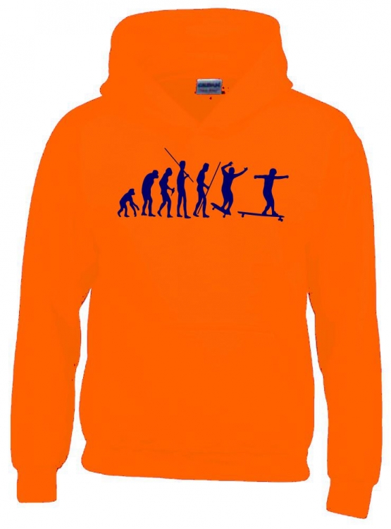 Longboard Evolution Kinder Sweatshirt mit Kapuze HOODIE Kids Gr.