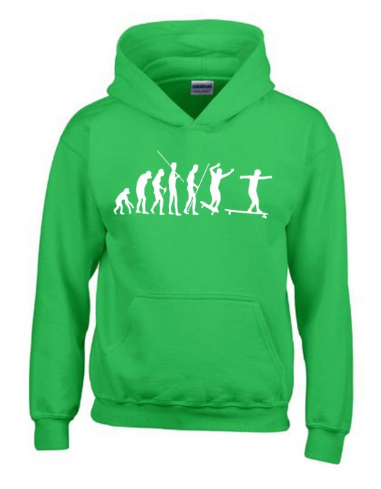 Longboard Evolution Kinder Sweatshirt mit Kapuze HOODIE Kids Gr.