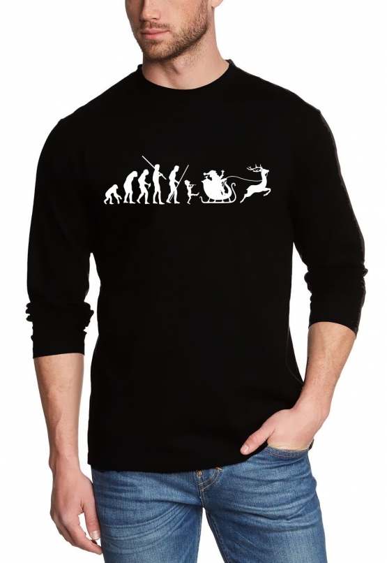 Weihnachten Evolution X-MAS EVO T-Shirt , Langarm oder Sweatshir