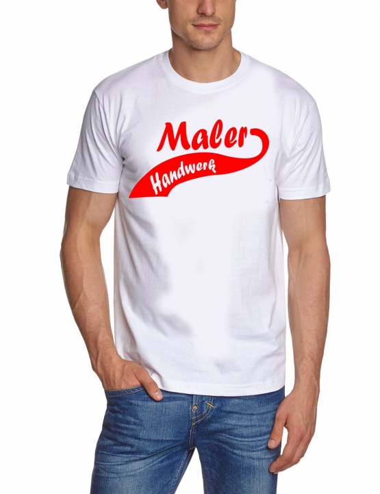 MALER HANDWERK T-Shirt oder Kapuzensweatshirt, viele Farben Gr.S