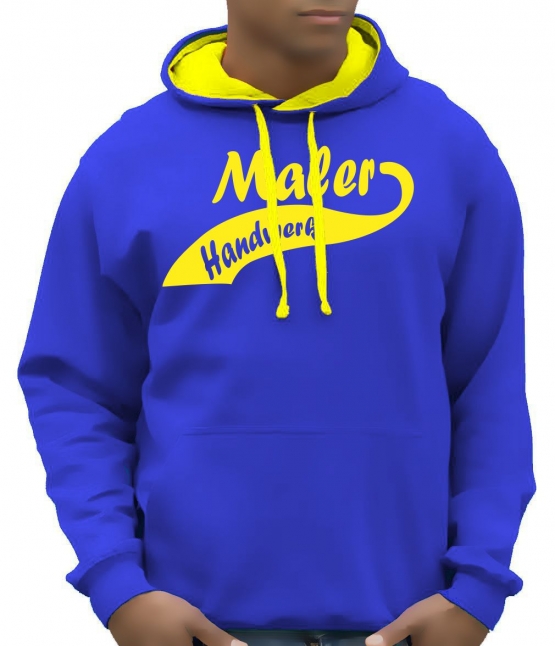 MALER HANDWERK T-Shirt oder Kapuzensweatshirt, viele Farben Gr.S