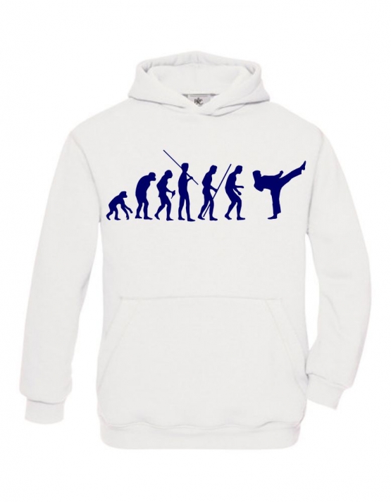 KARATE Evolution Kinder Sweatshirt mit Kapuze HOODIE Kids Gr.128