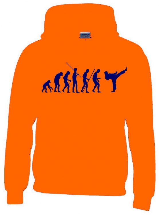 KARATE Evolution Kinder Sweatshirt mit Kapuze HOODIE Kids Gr.128