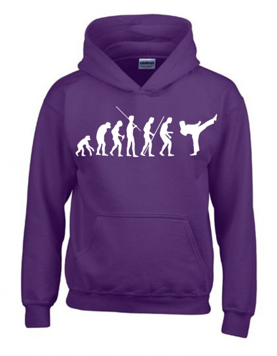 KARATE Evolution Kinder Sweatshirt mit Kapuze HOODIE Kids Gr.128