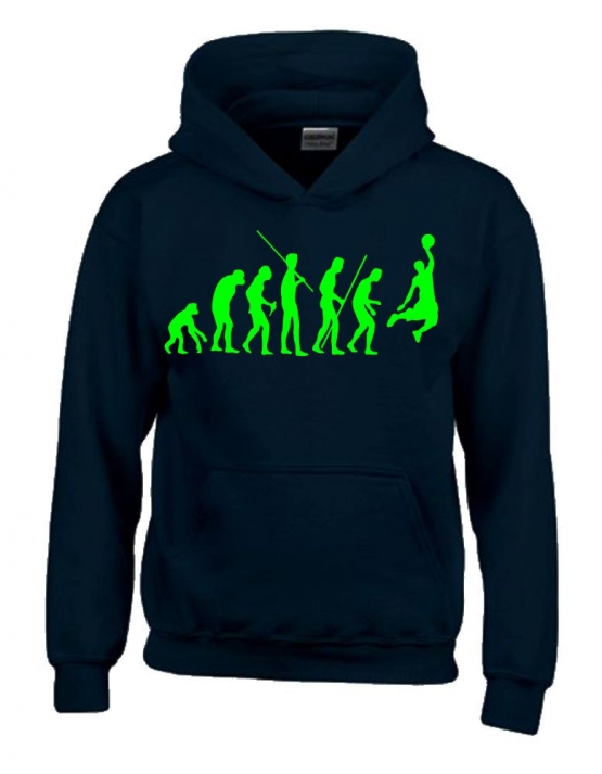 BASKETBALL Evolution Kinder Sweatshirt mit Kapuze HOODIE Kids Gr