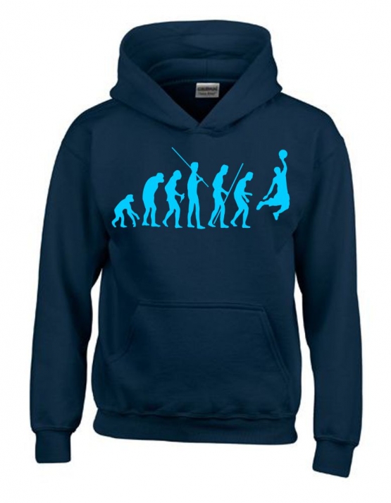 BASKETBALL Evolution Kinder Sweatshirt mit Kapuze HOODIE Kids Gr