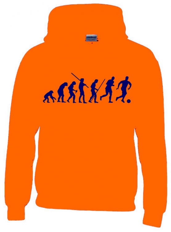 FUSSBALL Evolution Kinder Sweatshirt mit Kapuze HOODIE Kids Gr.1