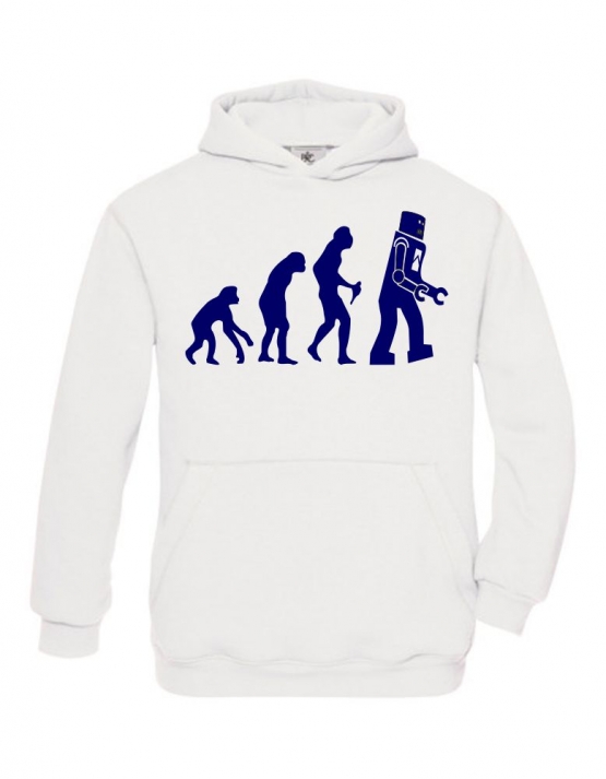 ROBOTER Evolution Kinder Sweatshirt mit Kapuze HOODIE Kids Gr.12