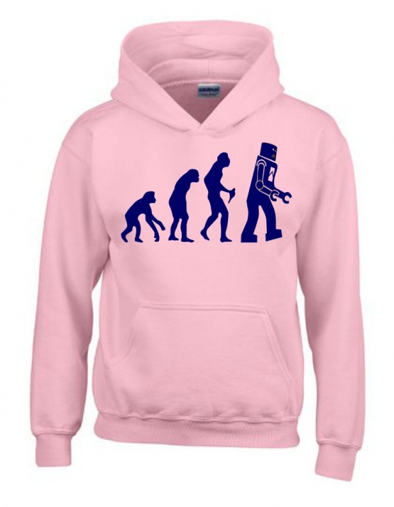 ROBOTER Evolution Kinder Sweatshirt mit Kapuze HOODIE Kids Gr.12