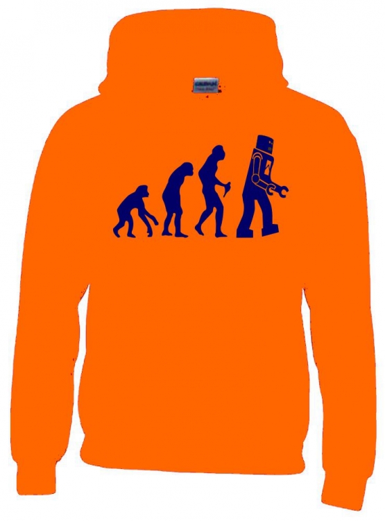 ROBOTER Evolution Kinder Sweatshirt mit Kapuze HOODIE Kids Gr.12