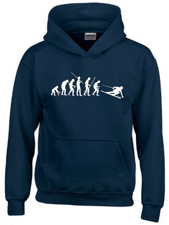 SKI Evolution Kinder Sweatshirt mit Kapuze HOODIE Kids Gr.128 - 