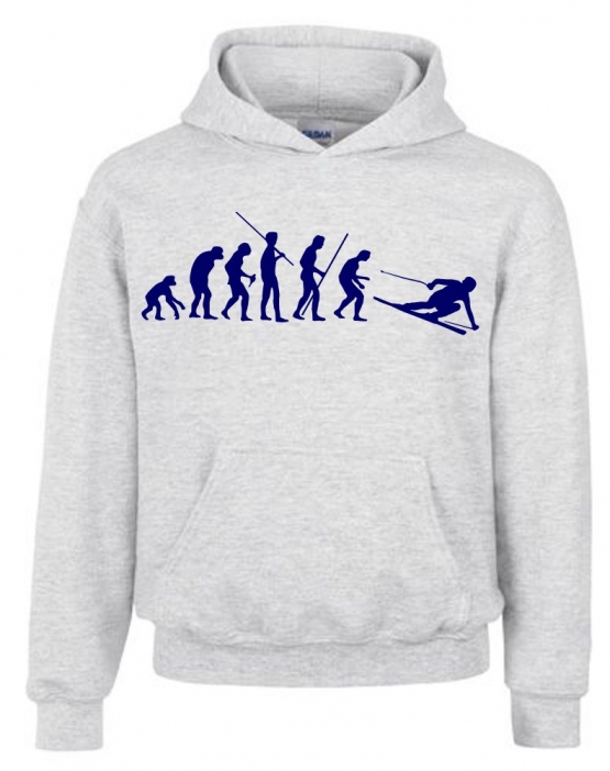 SKI Evolution Kinder Sweatshirt mit Kapuze HOODIE Kids Gr.128 - 