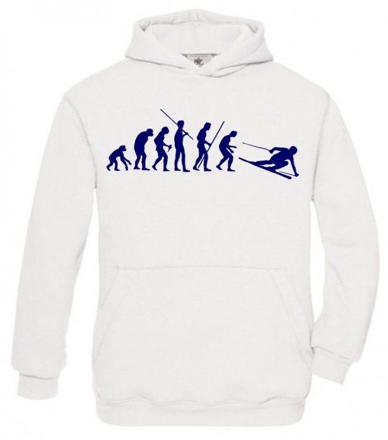 SKI Evolution Kinder Sweatshirt mit Kapuze HOODIE Kids Gr.128 - 