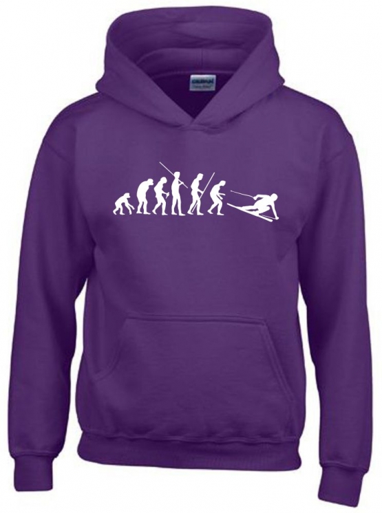 SKI Evolution Kinder Sweatshirt mit Kapuze HOODIE Kids Gr.128 - 