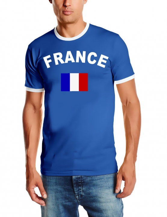 EM 2016 FRANKREICH T-SHIRT mit Deinem NAMEN + NUMMER ! Fußball T