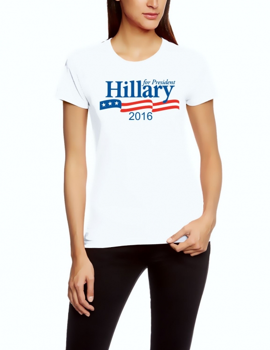 Hillary for President ! Clinton gegen Trump - US Wahl 2016 ! Damen T-Shirt div. Farben S - XXL