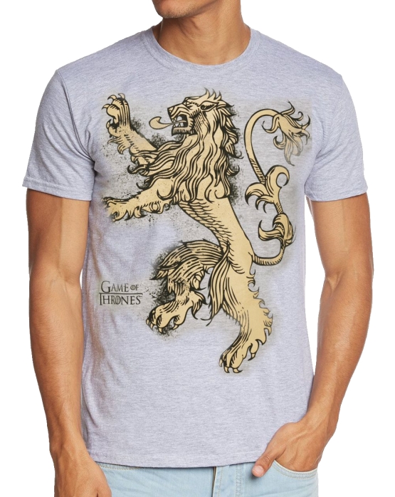 LANNISTER - Game of Thrones, T-Shirt Gray melange S M L XL XXL