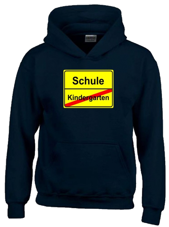 Schulanfang Kinder Hoodie -- Sweatshirt mit Kapuze Kids Gr.116 128 140 152 cm