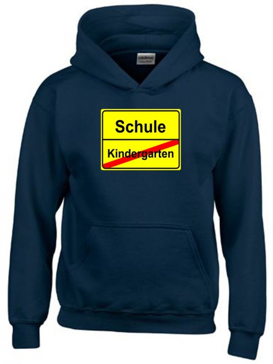 Schulanfang Kinder Hoodie -- Sweatshirt mit Kapuze Kids Gr.116 128 140 152 cm