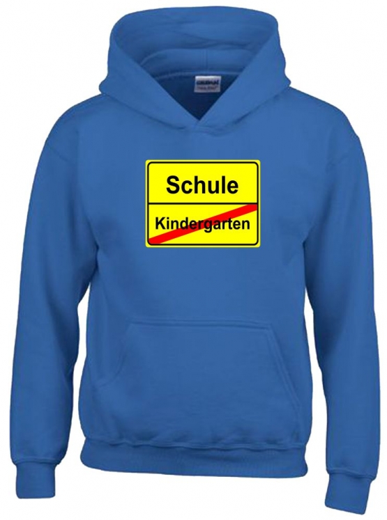 Schulanfang Kinder Hoodie -- Sweatshirt mit Kapuze Kids Gr.116 128 140 152 cm