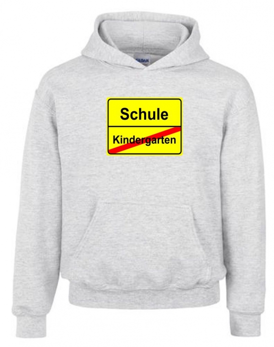 Schulanfang Kinder Hoodie -- Sweatshirt mit Kapuze Kids Gr.116 128 140 152 cm