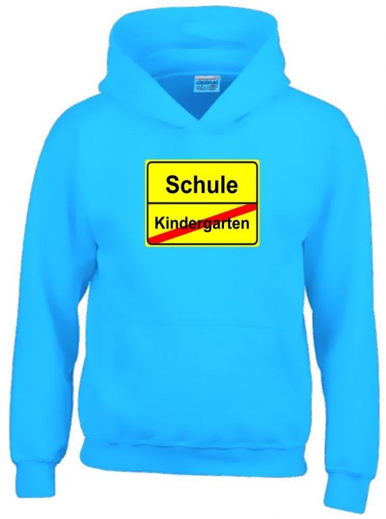 Schulanfang Kinder Hoodie -- Sweatshirt mit Kapuze Kids Gr.116 128 140 152 cm