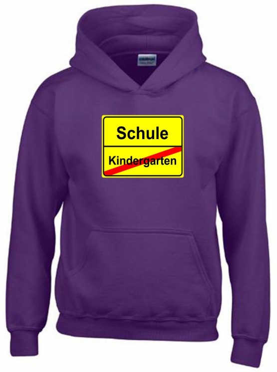 Schulanfang Kinder Hoodie -- Sweatshirt mit Kapuze Kids Gr.116 128 140 152 cm