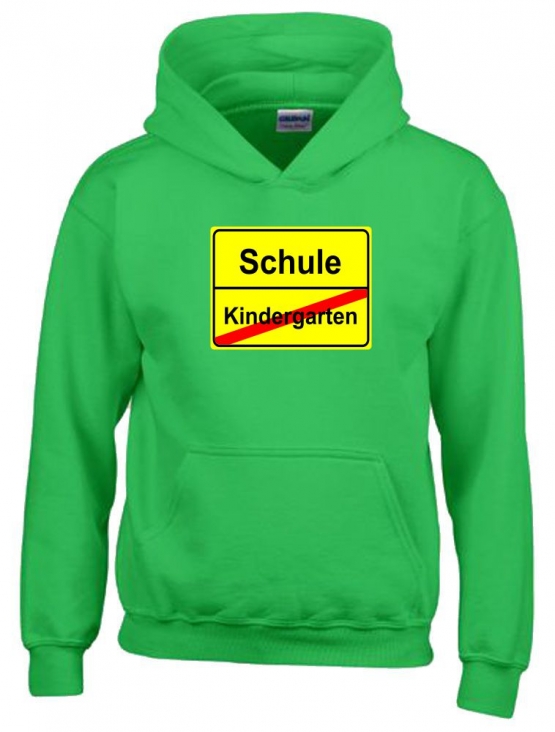 Schulanfang Kinder Hoodie -- Sweatshirt mit Kapuze Kids Gr.116 128 140 152 cm