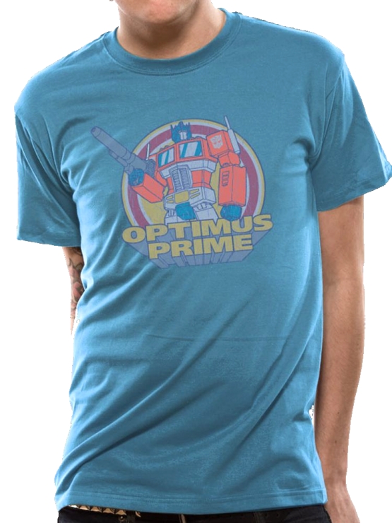 TRANSFORMERS OPTIMUS PRIME T-Shirt Hellblau - S M L XL XXL