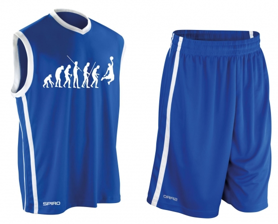 BASKETBALL - Evolution !  TRIKOT Tank Shirt S M L XL XXL 3XL 4XL 5XL Rot, Schwarz, Blau Teamshirt auch mit Shorts erhältlich.