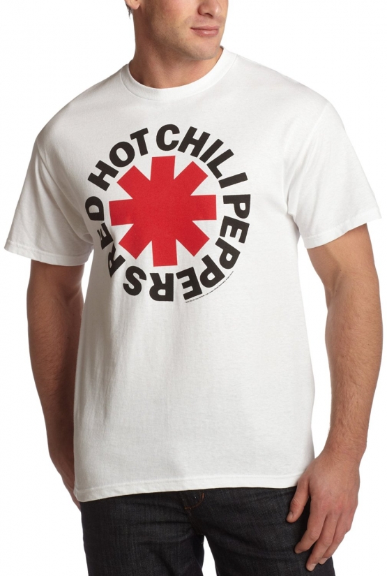 RHCP red hot chilli peppers ASTERISK Logo Neu, Herren, weiß, T-SHIRT S M L XL XXL