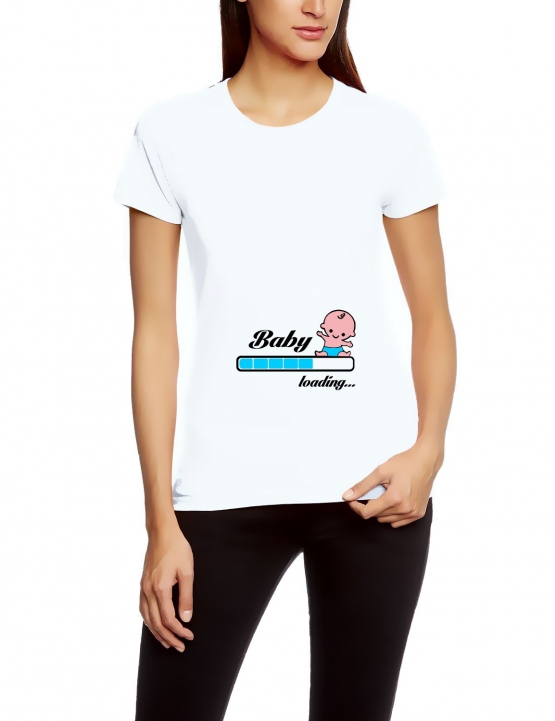 Baby loading…  Süsses T-Shirt für Paare Liebe Love T-Shirt Damen und Herren S M L XL XXL XXXL