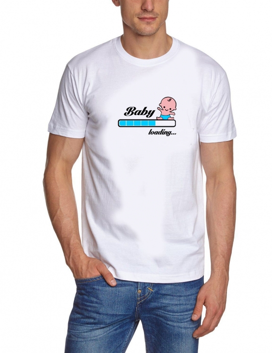 Baby loading…  Süsses T-Shirt für Paare Liebe Love T-Shirt Damen und Herren S M L XL XXL XXXL