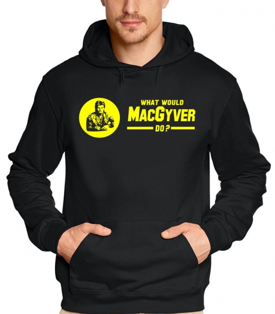 Mac Gyver ! Sweatshirt mit Kapuze MacGyver verschiedene Designs S M L XL 2XL 3XL 4XL 5XL Nein sagen !