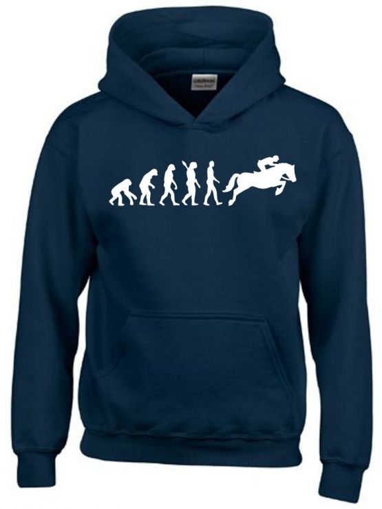 REITEN Evolution Kinder Sweatshirt mit Kapuze HOODIE Kids Gr.128 - 164 cm Voltegieren, Springreiten, Reitunterricht, Reiturnier