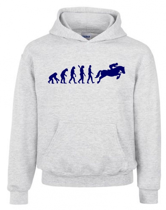 REITEN Evolution Kinder Sweatshirt mit Kapuze HOODIE Kids Gr.128 - 164 cm Voltegieren, Springreiten, Reitunterricht, Reiturnier