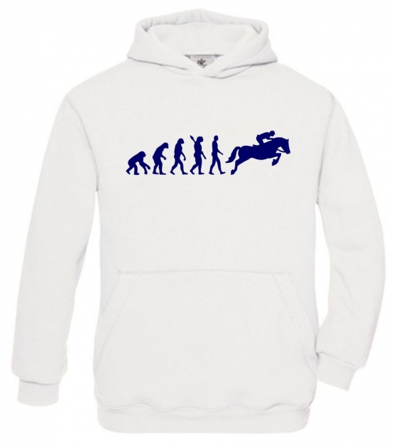 REITEN Evolution Kinder Sweatshirt mit Kapuze HOODIE Kids Gr.128 - 164 cm Voltegieren, Springreiten, Reitunterricht, Reiturnier