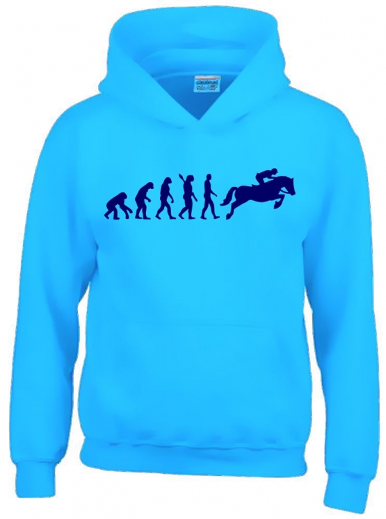 REITEN Evolution Kinder Sweatshirt mit Kapuze HOODIE Kids Gr.128 - 164 cm Voltegieren, Springreiten, Reitunterricht, Reiturnier